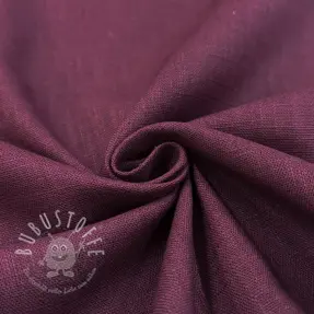 Leinenstoff gewaschen wine red
