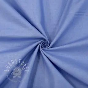 Baumwollstoff popeline dark sky blue