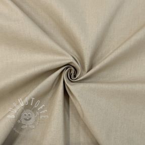 Baumwollstoff popeline light brown